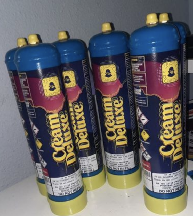 Cream Deluxe Cream Charger 615g With Bag for Sale