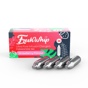 FreshWhip Cream Chargers Strawberry 8.2g 24Pks for Sale