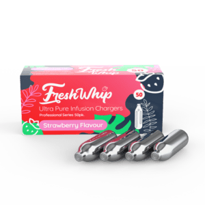 FreshWhip Cream Chargers 8.2g Strawberry 50Pks for Sale
