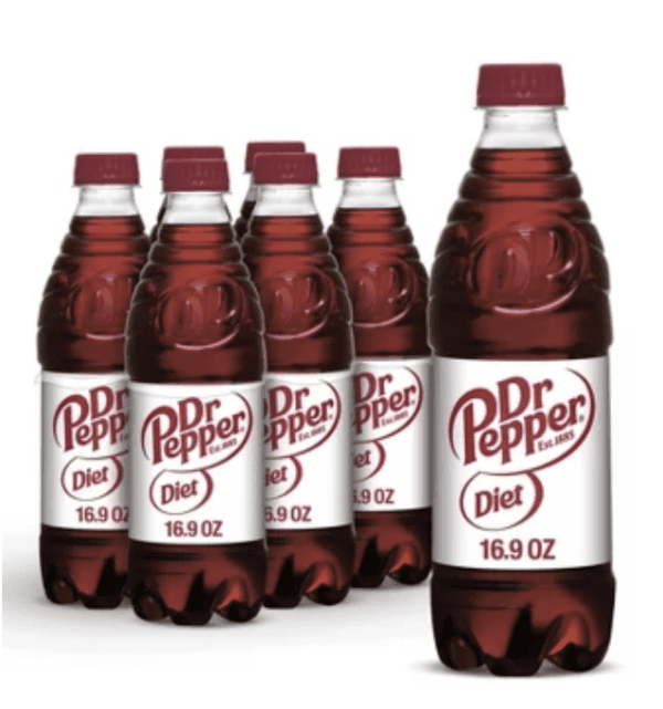 Diet Dr Pepper Soda Bottles 6pk/16.9 fl Oz for Sale