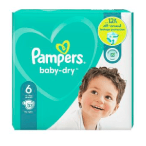 Pampers Babydry Taped S6 Essential Pack