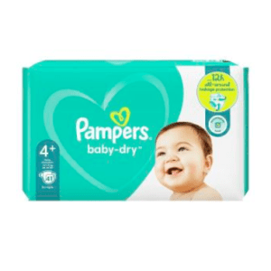 Pampers Babydry Taped S4+ Essential Packs