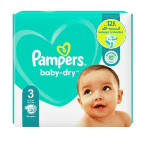 Pampers Baby Dry Taped S3 Carry Pack