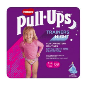 Huggies Pull Ups Trainers Night 2-4Yr Girl