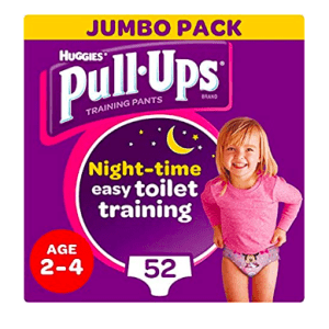 Huggies Pull Ups Night Girl 2-4 Yrs